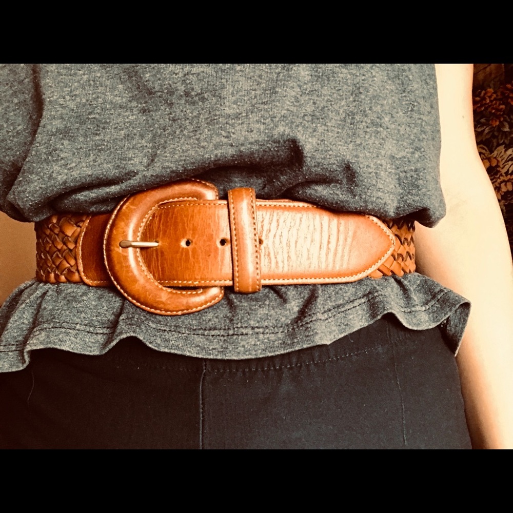 COACH Belt - brown leather